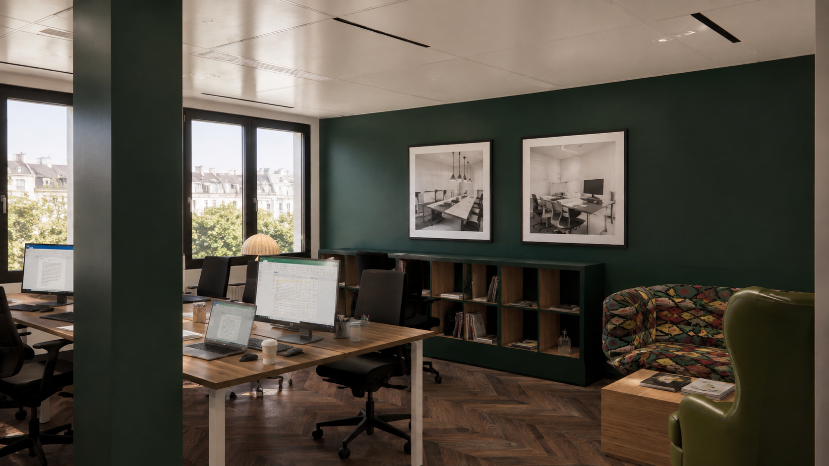 aménagement bureau - aménagement open space - studio Drouat
